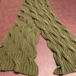 Barney’s Braided Cable Knit Wrap/Scarf